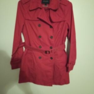 Women's Red Banana  Republic Double-Breasted Trench Coat